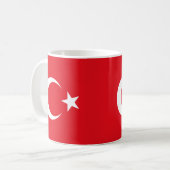Mug Drapeau turc Musique (Devant gauche)