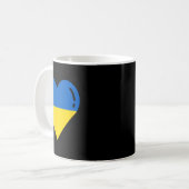 Mug Drapeau Ukraine Hommes Femmes Ukraine (Devant gauche)