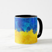 Mug drapeau ukrainien  (Devant droit)