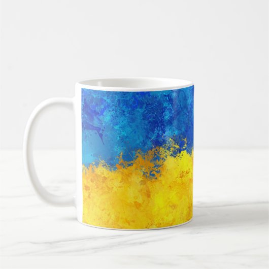 Mug drapeau ukrainien (Gauche)