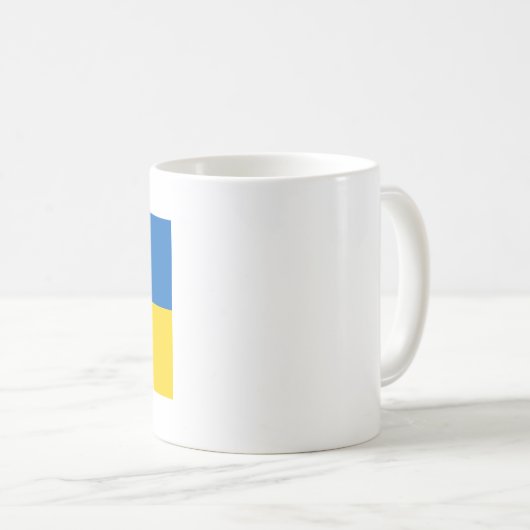 Mug Drapeau ukrainien (Devant droit)