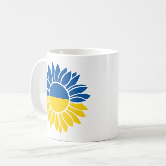 Mug Drapeau ukrainien (Devant gauche)