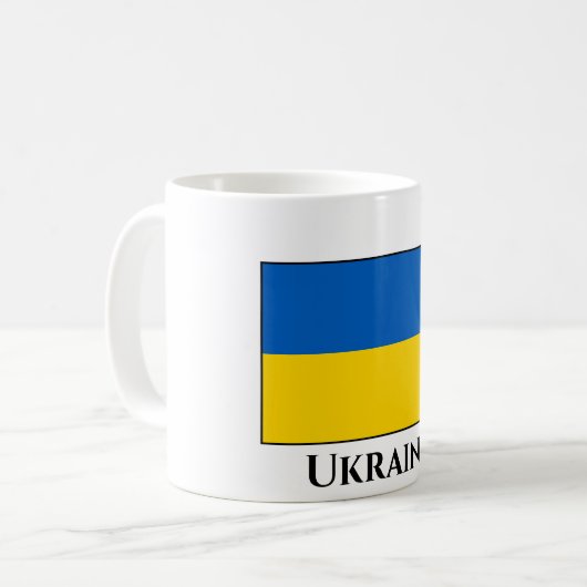 Mug Drapeau ukrainien (Devant gauche)