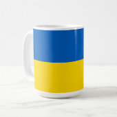 Mug Drapeau ukrainien (Devant gauche)