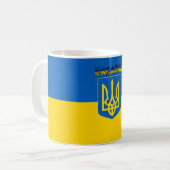 Mug Drapeau ukrainien Armoiries (Devant gauche)
