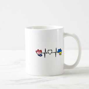 Mug Drapeau ukrainien croate - Ukraine Croatie Batteme