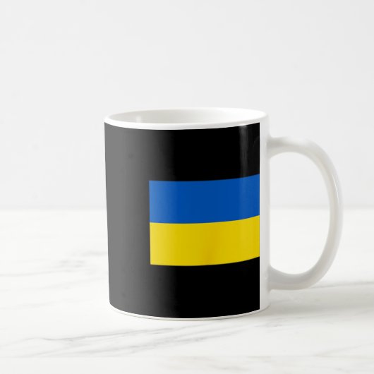 Mug Drapeau ukrainien d'Ukraine 1 (Droite)