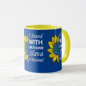 Mug Drapeau Ukrainien Tournesol (Devant droit)