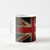 Mug Drapeau Union Jack britannique antique Royaume-Uni (Devant gauche)