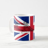 Mug Drapeau Union Jack du London Tower Bridge (Devant gauche)