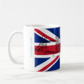 Mug Drapeau Union Jack du London Tower Bridge (Gauche)