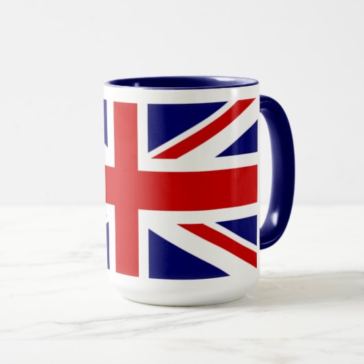 Mug Drapeau Union Jack du Royaume-Uni (Devant droit)