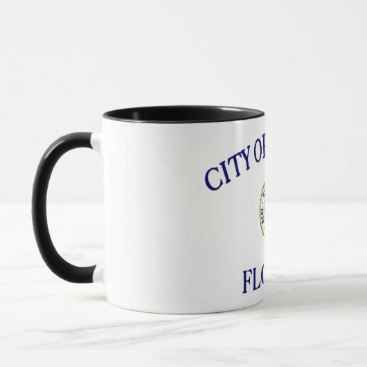 Mug Drapeau urbain de Hialeah (Gauche)