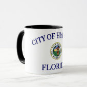 Mug Drapeau urbain de Hialeah (Devant gauche)