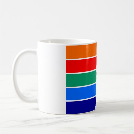 Mug Drapeau urbain de Saint-Pétersbourg (Floride) (Gauche)