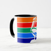 Mug Drapeau urbain de Saint-Pétersbourg (Floride) (Devant gauche)