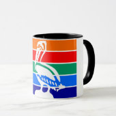 Mug Drapeau urbain de Saint-Pétersbourg (Floride) (Devant droit)