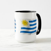 Mug Drapeau Uruguay (Devant droit)