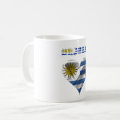 Mug Drapeau uruguayen (Devant gauche)