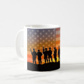 MUG DRAPEAU US COMBAT SQUAD (Devant gauche)