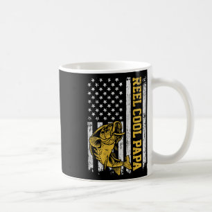 Mug Drapeau Usa Bobine Papa Cool Design de pêche patri