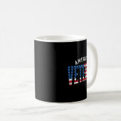 Mug Drapeau Usa d'un vétéran américain (Devant droit)