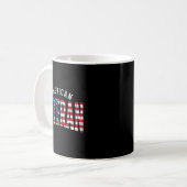 Mug Drapeau Usa d'un vétéran américain (Devant gauche)