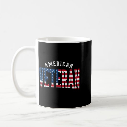 Mug Drapeau Usa d'un vétéran américain (Gauche)