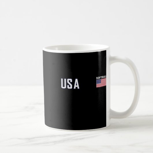 Mug Drapeau Usa Équipement D'équipe De Softll Femmes H (Droite)