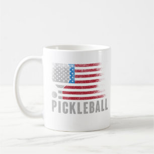 Mug Drapeau USA Fan Pickleball Meilleur Cadeau Pour Am