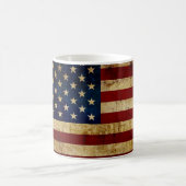 Mug Drapeau USA / Grunge (Centre)