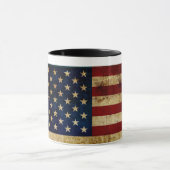Mug Drapeau USA / Grunged (Centre)