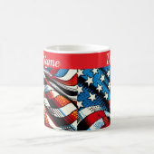 Mug Drapeau USA Personnalisé (Centre)