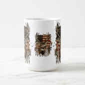 Mug Drapeau USA Saison Cerf, Buck (Centre)