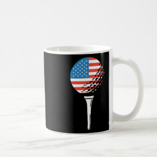 Mug Drapeau Usa Tee de Golf Américain Logo Poitrine Ga