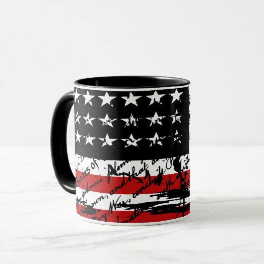 Mug Drapeau vintage (Devant gauche)