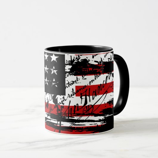 Mug Drapeau vintage (Devant droit)