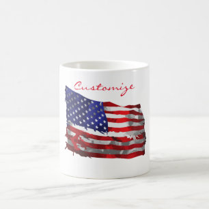 Mug Drapeau vintage américain Thunder_Cove