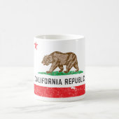 Mug Drapeau vintage de la Californie (Centre)