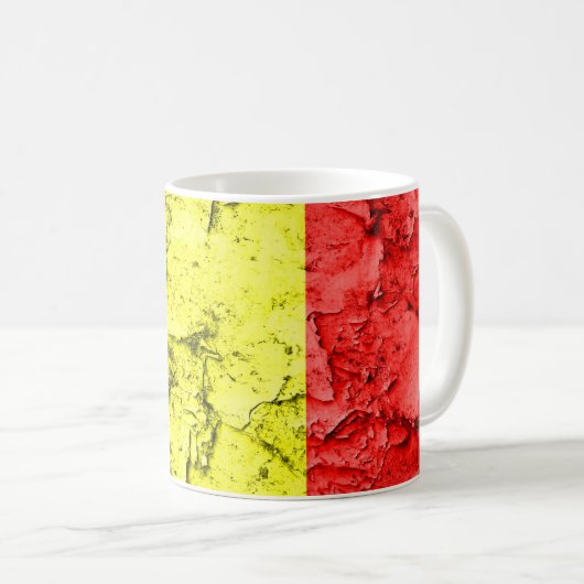 Mug Drapeau vintage de reggae (Devant droit)
