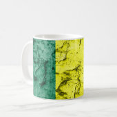 Mug Drapeau vintage de reggae (Devant gauche)