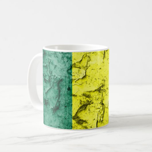 Mug Drapeau vintage de reggae (Devant gauche)
