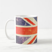 Mug Drapeau vintage d'Union Jack (Gauche)