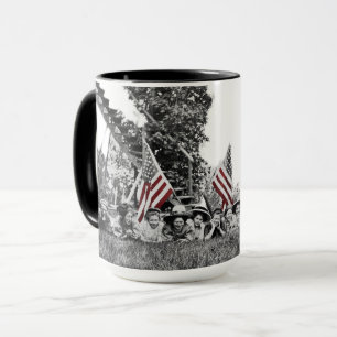 Mug Drapeau vintage Joueuse Patriotique Jeunes Femmes 