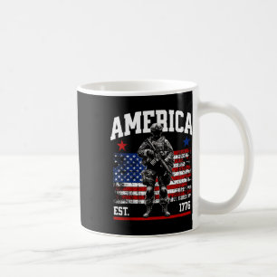 Mug Drapeau vintage patriotique américain de 1776 4 ju