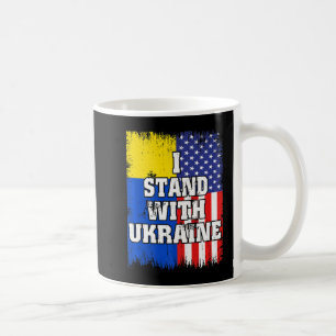 Mug Drapeau vintage ukrainien américain Ukraine patrio