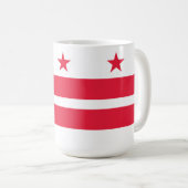 Mug Drapeau Washington DC (Devant droit)