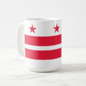 Mug Drapeau Washington DC (Devant gauche)