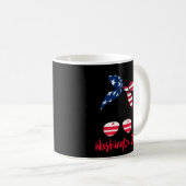 Mug Drapeau Washington Dc Washington Dc (Devant droit)