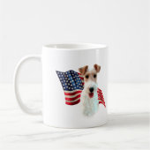 Mug Drapeau Wire Fox Terrier (Gauche)